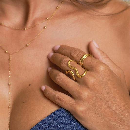 Yana Geometrisk Twist Ring