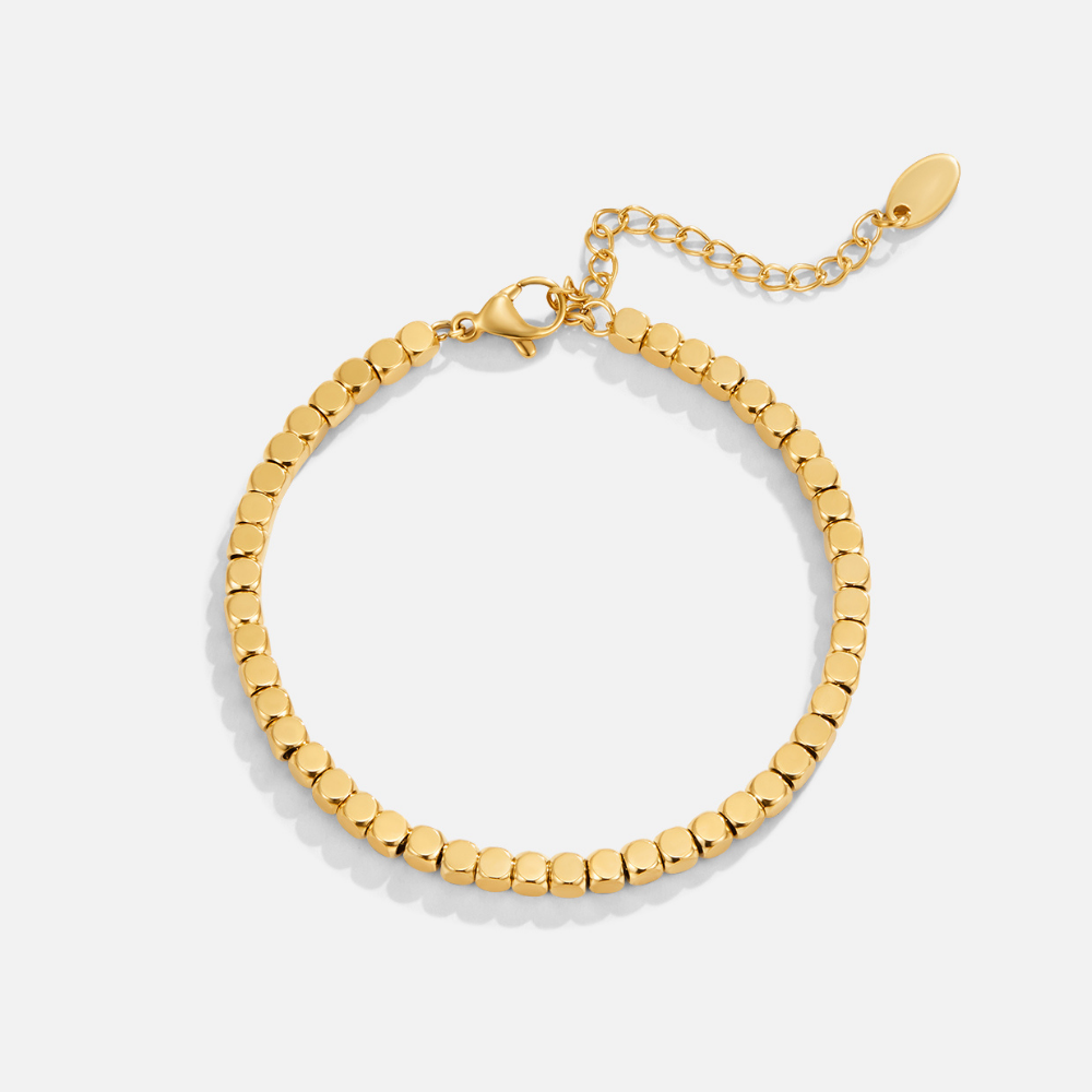 Lexi 18K Guld Terning Armbånd
