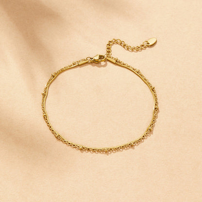 Pia Guld Lagd Anklet