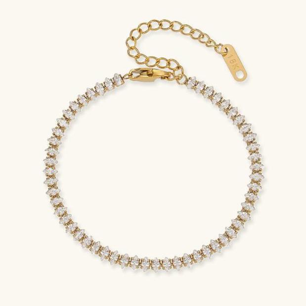 Wisteria Diamant Tennisarmbånd