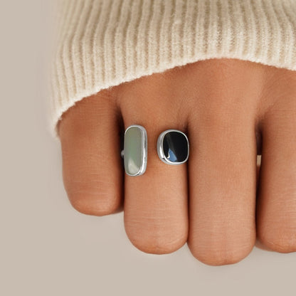 Aquamarine Wrap Sølv Ring