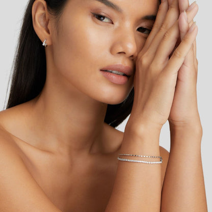 Arelia Krystal Sølv Armbånd