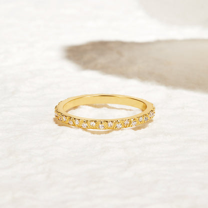 Arquette Guld & Krystal Ring