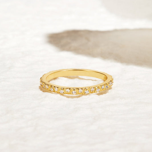 Arquette Guld & Krystal Ring