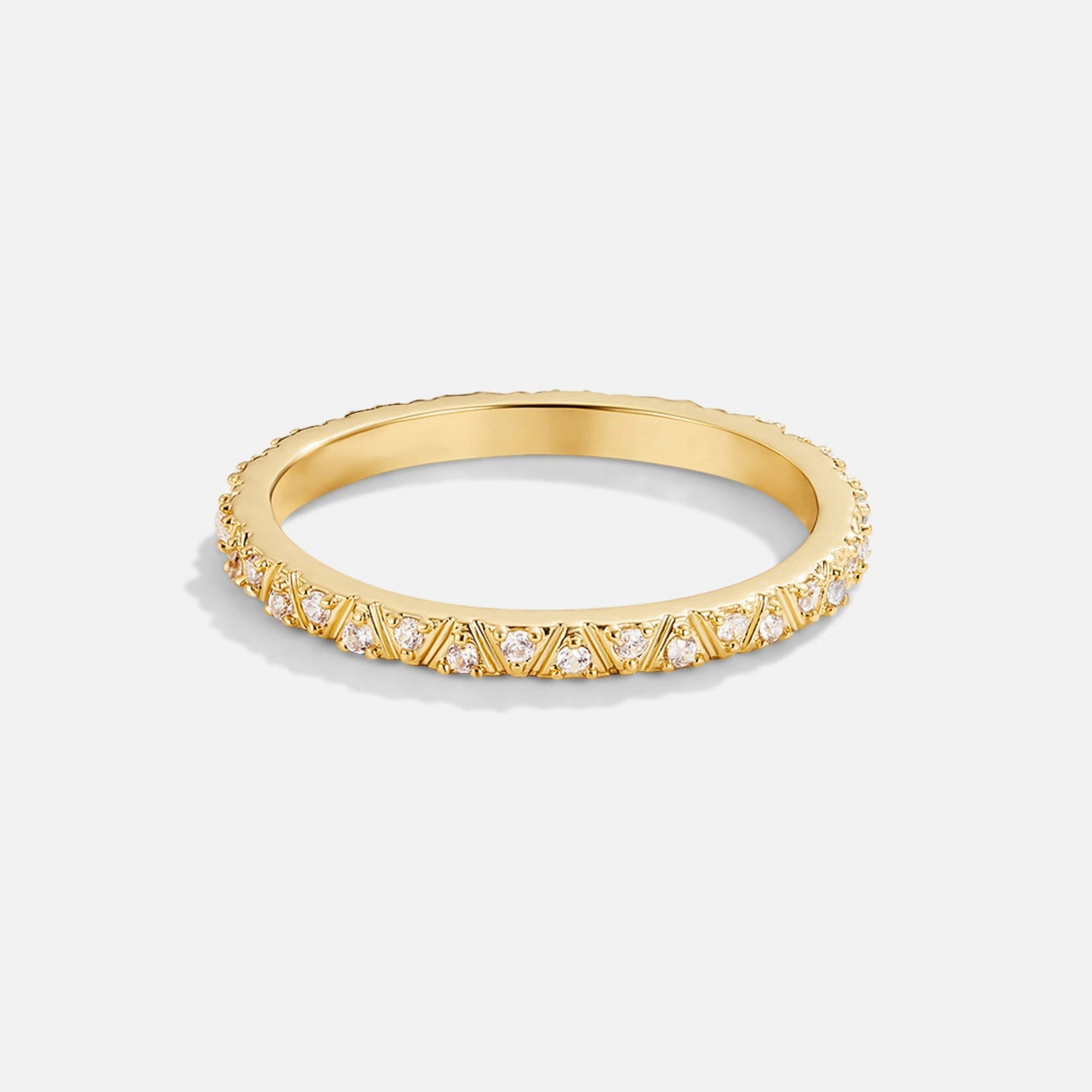 Arquette Guld & Krystal Ring