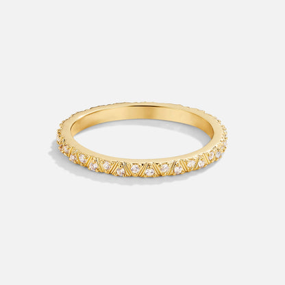 Arquette Guld & Krystal Ring