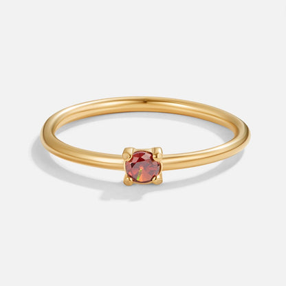 Fødselssten 18K Guld Ringe