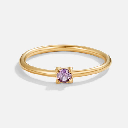 Fødselssten 18K Guld Ringe