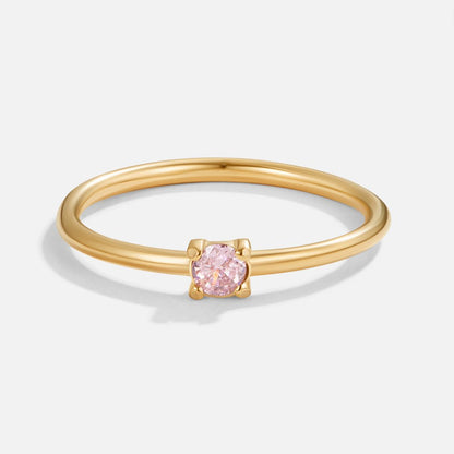 Fødselssten 18K Guld Ringe