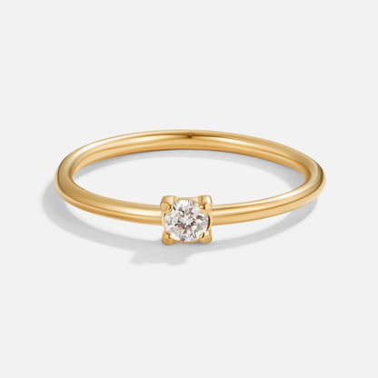 Fødselssten 18K Guld Ringe