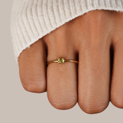 Fødselssten 18K Guld Ringe