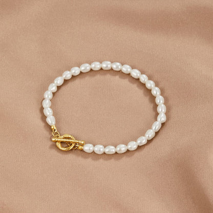Cara Pearl Link Armbånd