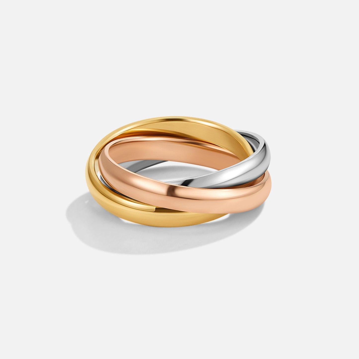 Elena Tre-Farvet Loop Ring