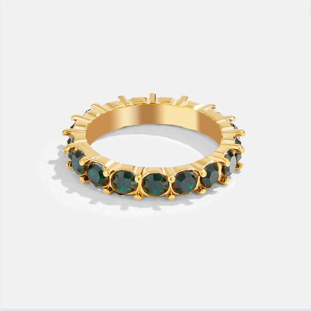 Emerald Beauty 18K Krystalring