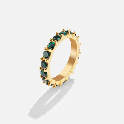 Emerald Beauty 18K Krystalring