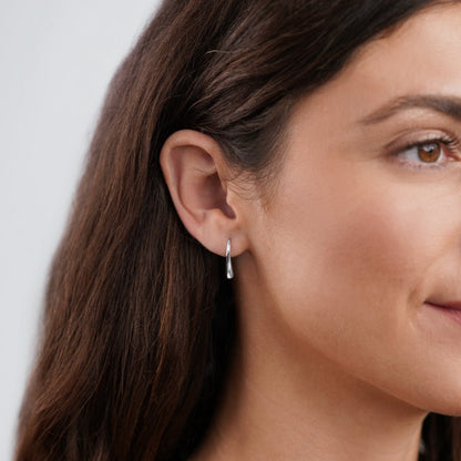 Francesca Vanddråbe Sølvøreringe