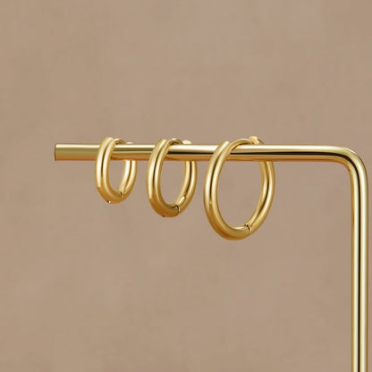 Guld Trio Mini Hoop Sæt