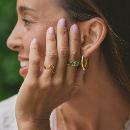 Guld Bølge Ring