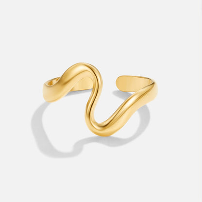 Guld Bølge Ring