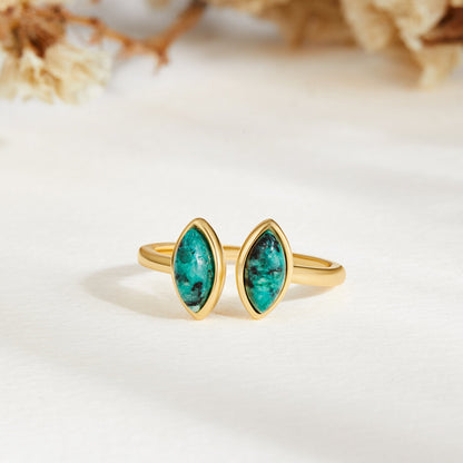 Jade Grøn Wrap Ring