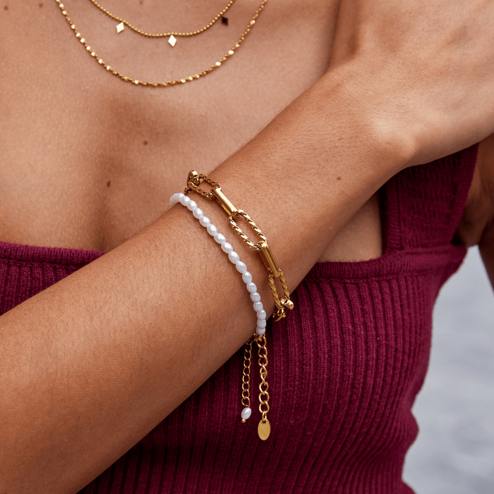 Jihan Chunky Chain Armbånd