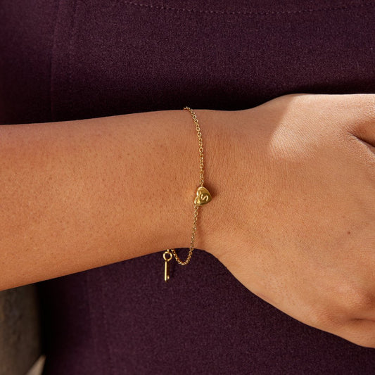 Brev Hjerte Armbånd