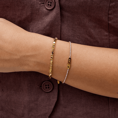 Lexi 18K Guld Terning Armbånd