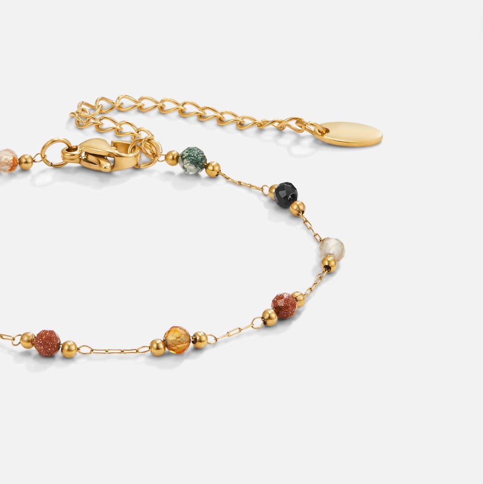 Lulu Perle Sten Armbånd