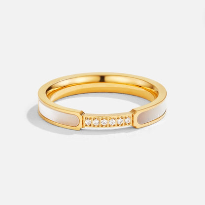 Moder Perle & Krystal Ring