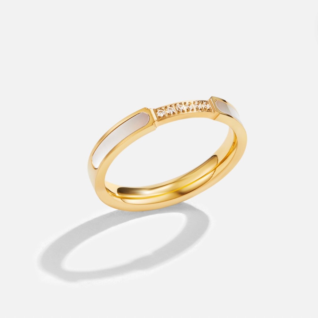 Moder Perle & Krystal Ring