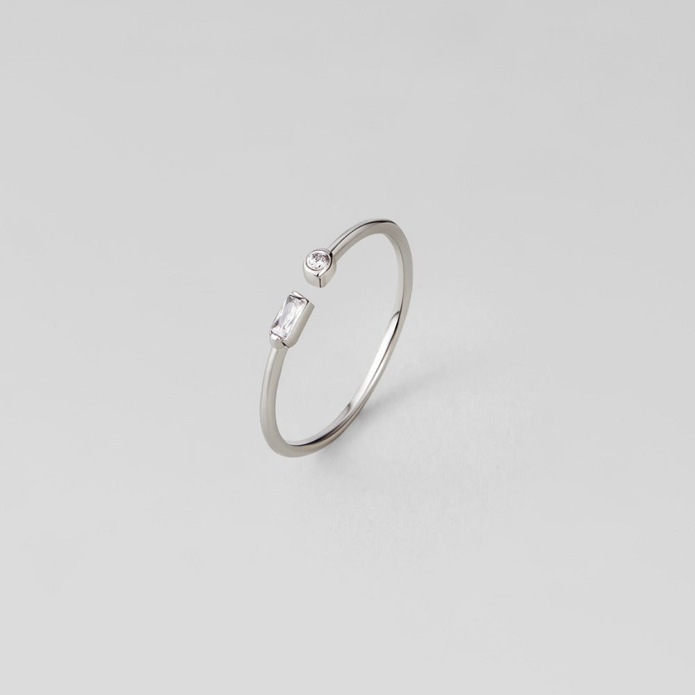 Serena Sølv Krystal Ring