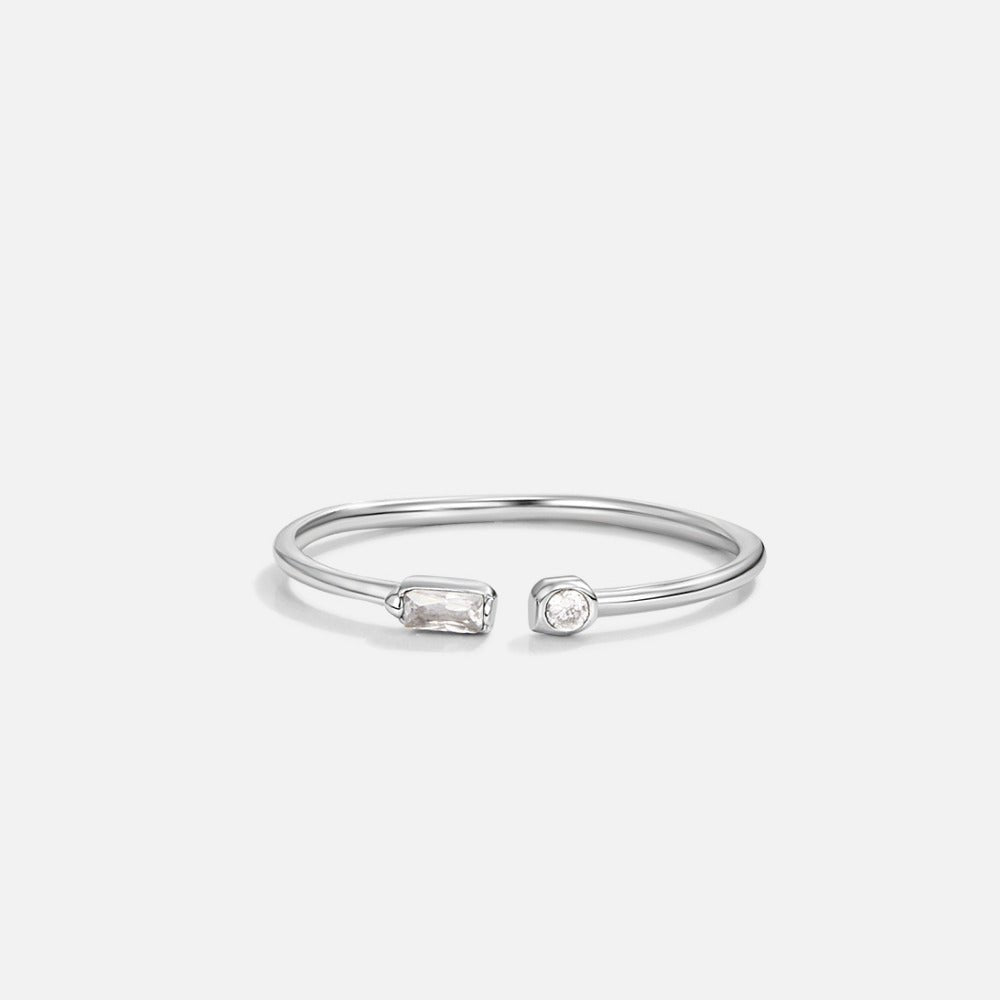 Serena Sølv Krystal Ring