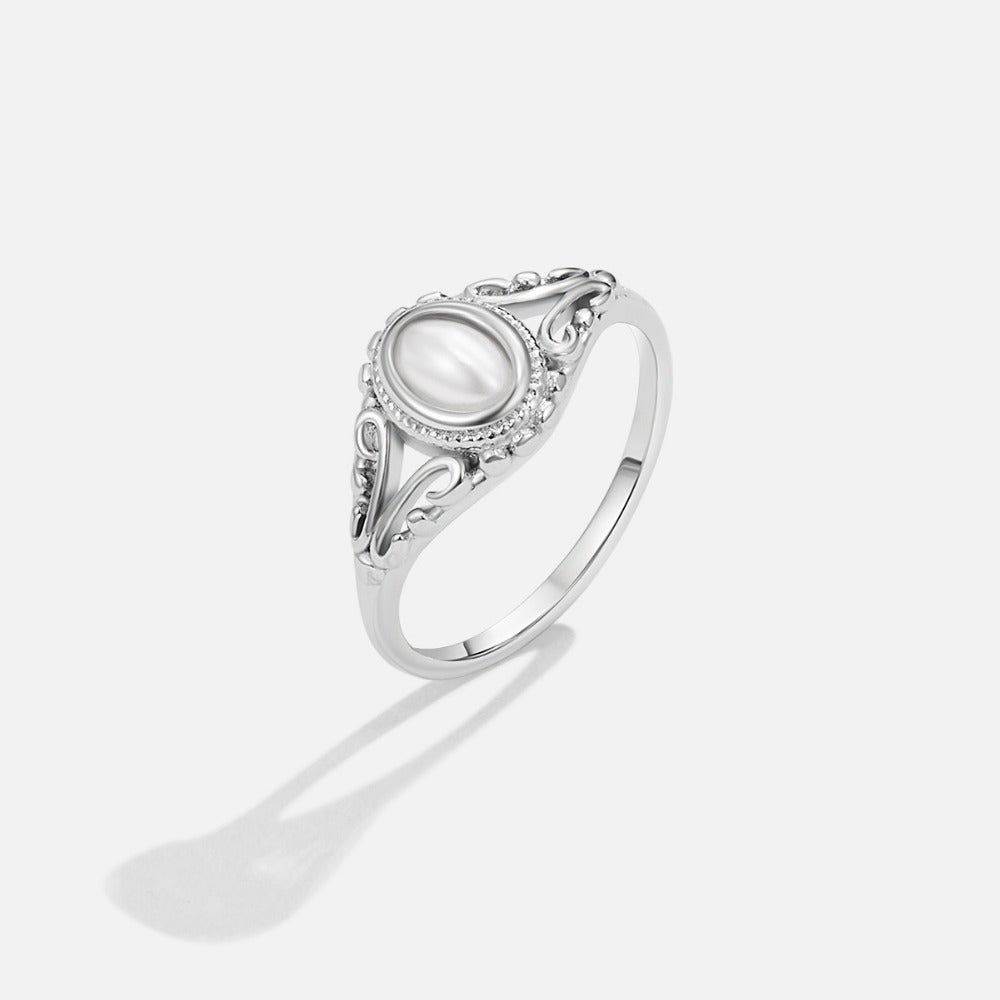 Sølv Vintage Royal Perle Ring