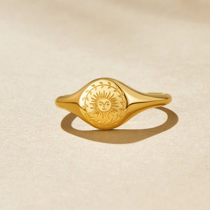 Sommer Solhverv Guld Ring