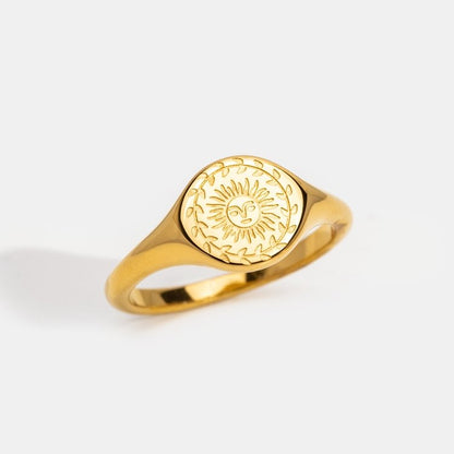Sommer Solhverv Guld Ring