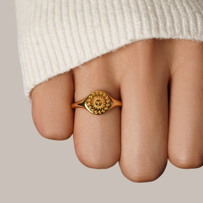 Sommer Solhverv Guld Ring