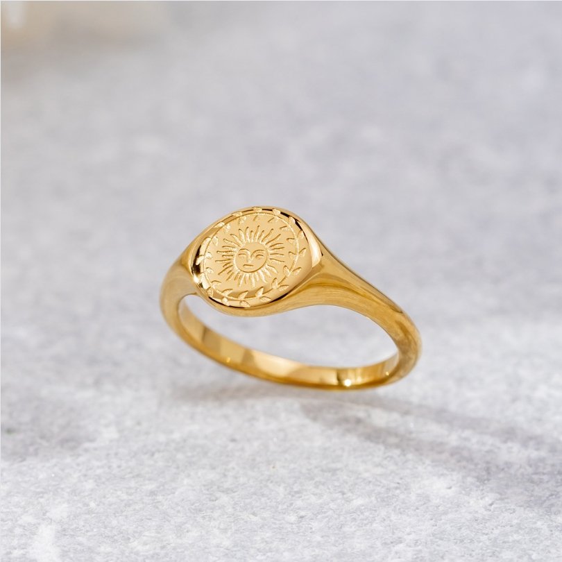 Sommer Solhverv Guld Ring