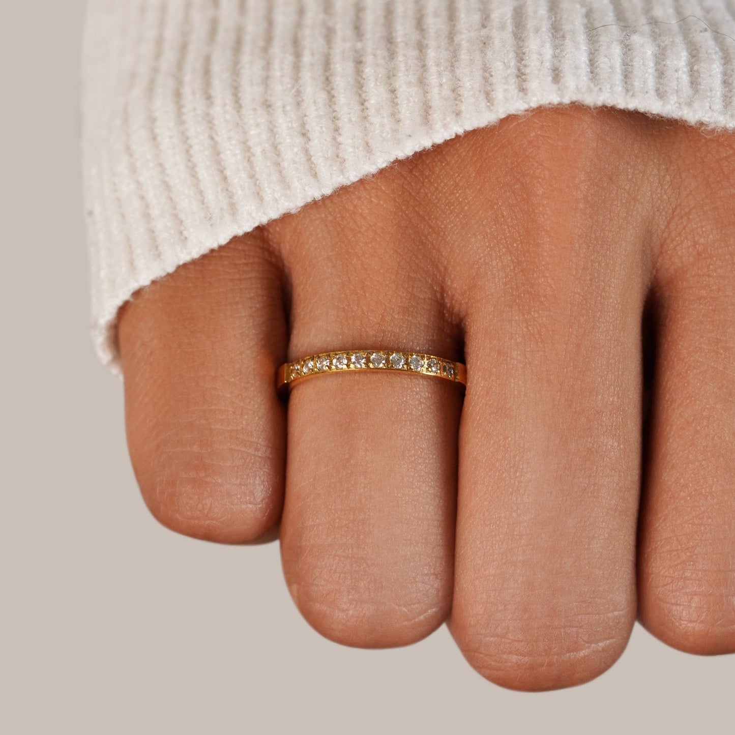 Tidøs Skønhed 18K Krystal Ring
