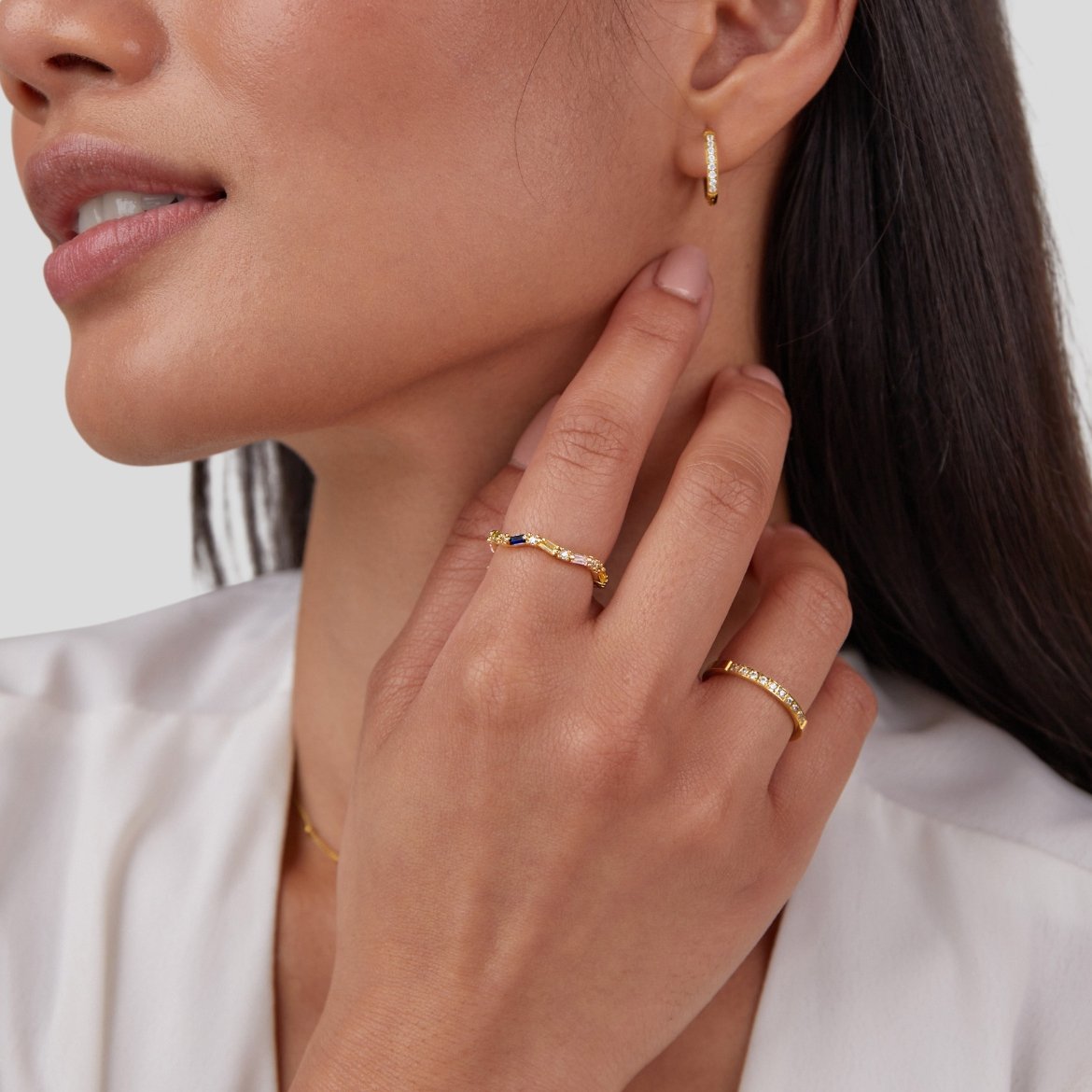 Tidøs Skønhed 18K Krystal Ring