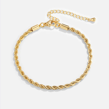 Twisted 18K Guldarmbånd