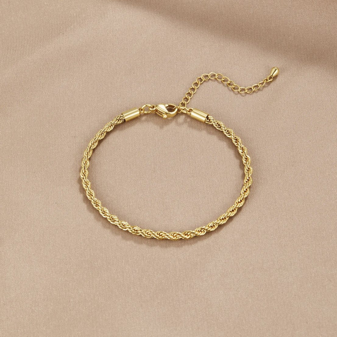 Twisted 18K Guldarmbånd