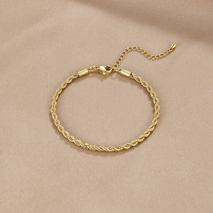 Twisted 18K Guldarmbånd