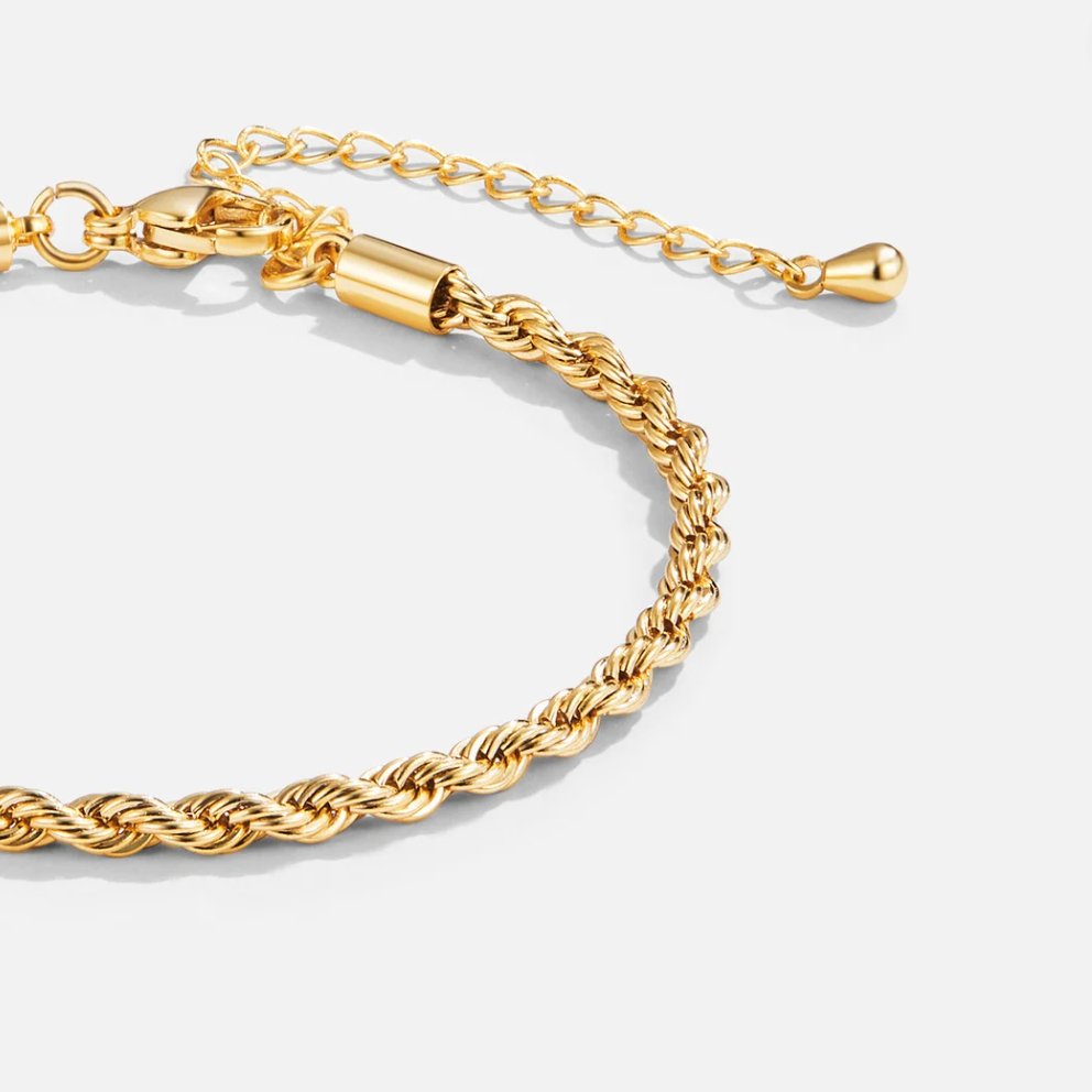 Twisted 18K Guldarmbånd