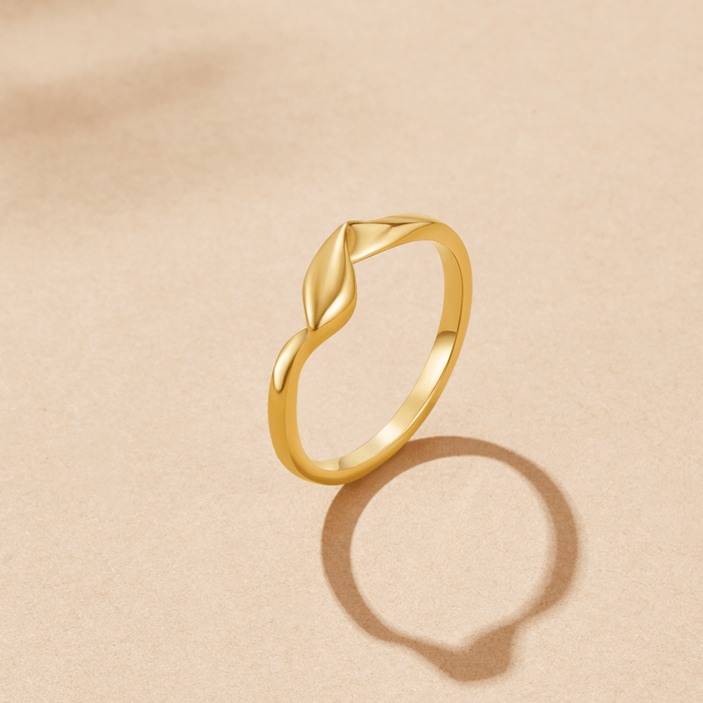 Twisted Athena Guld Ring