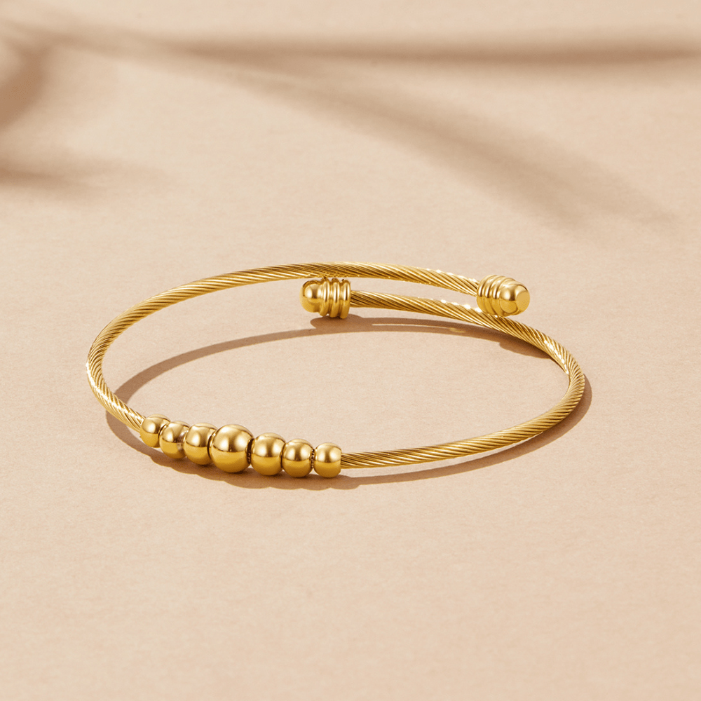 Yuri Gold Perle Bangle